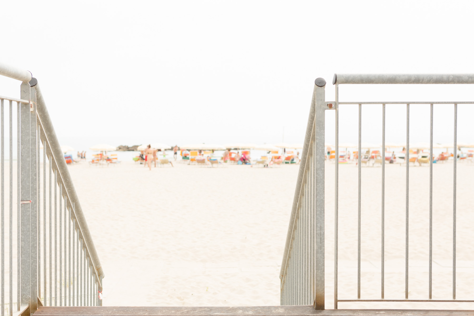 on a solitary beach