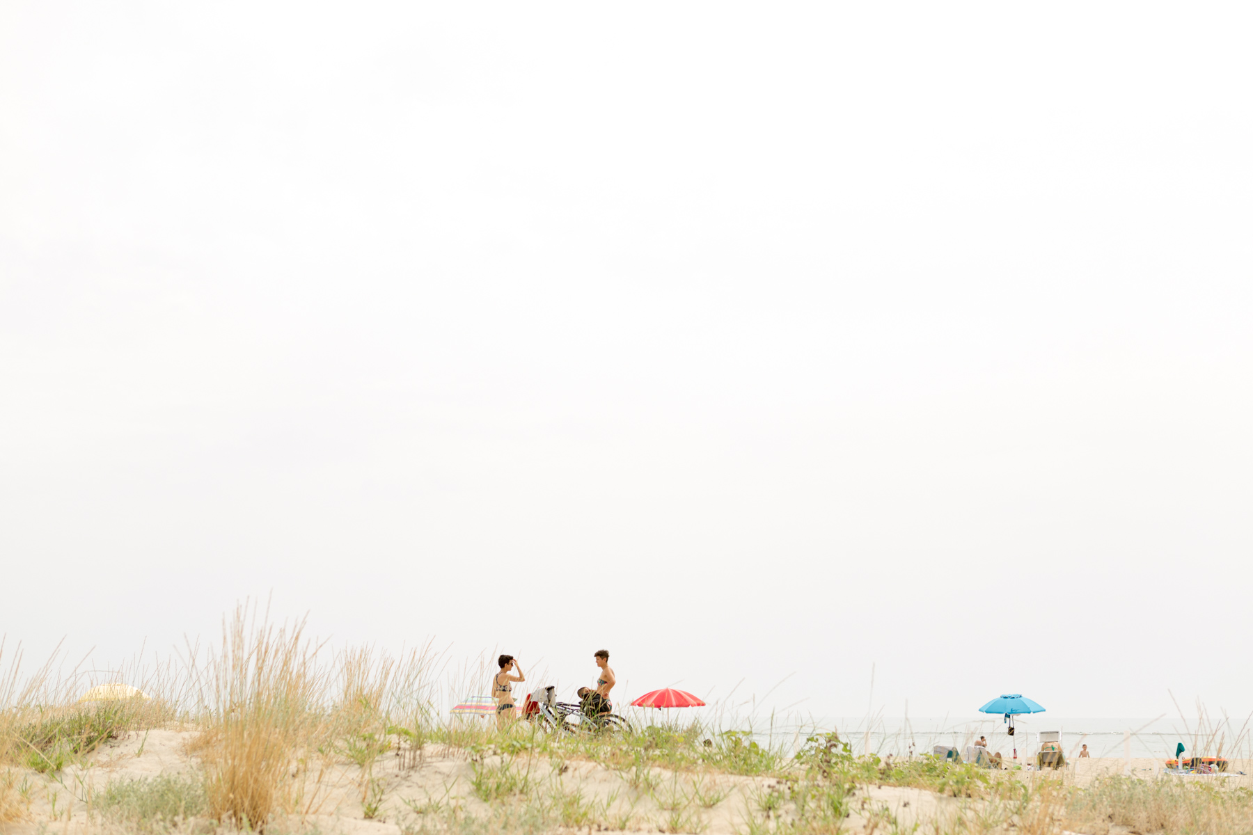 on a solitary beach